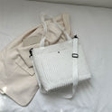Cord-Schultertasche mit großem Fassungsvermögen für Pendler