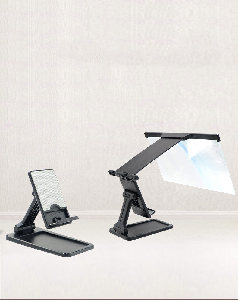 Kompatibel mit Apple, 12-Zoll-Handy-Bildschirmverstärker für iPad, Film, faltbare Schattierung, 3D-Bildschirm, Handy-Verstärker, Lupe, Handy-Halter