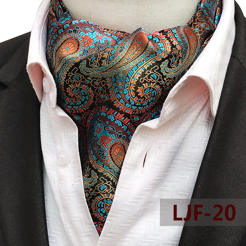 Herrenschal Jacquard Polyester Modisch und warm
