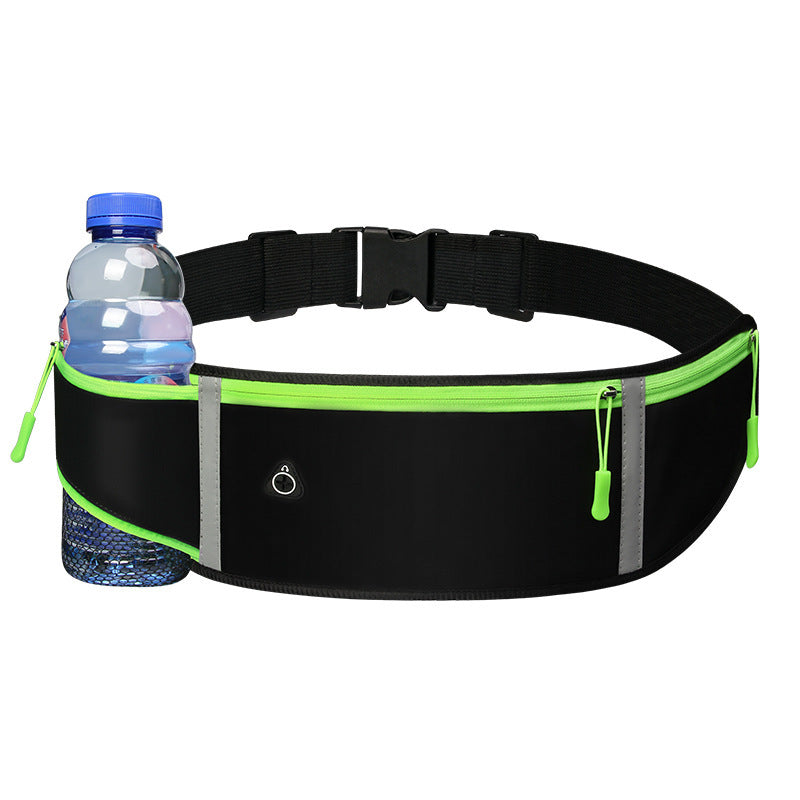 Sport-Gürteltasche mit Tasche, leicht, schmal, mit Reißverschluss, Laufgürtel
