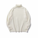 Einfache Neue Vielseitig Paar Rollkragen Pullover Retro Herbst Und Winter Neue
