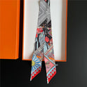 Tied Bag Ribbon Long Thin Narrow All-match Artificial Silk Double-sided Bevel Small Ribbon Hair Band