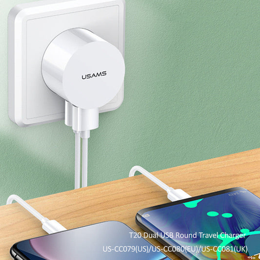 Tragbares universelles Dual-USB-Telefonladegerät