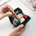 Lippenstift PU Wasserdichte Tragbare Mini Tasche