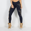 Lockere bedruckte Heimhose Freizeithose