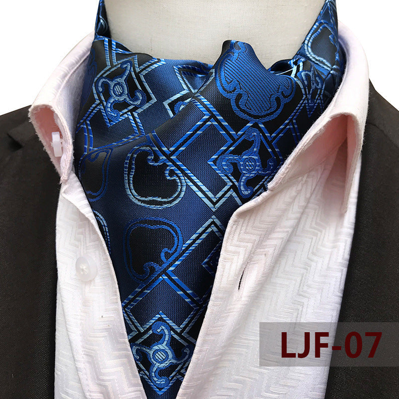 Herrenschal Jacquard Polyester Modisch und warm