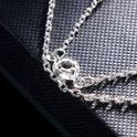 Mehrschichtige rückenfreie Rückenkette mit Diamanten besetzte, einfache Körperketten für Damen