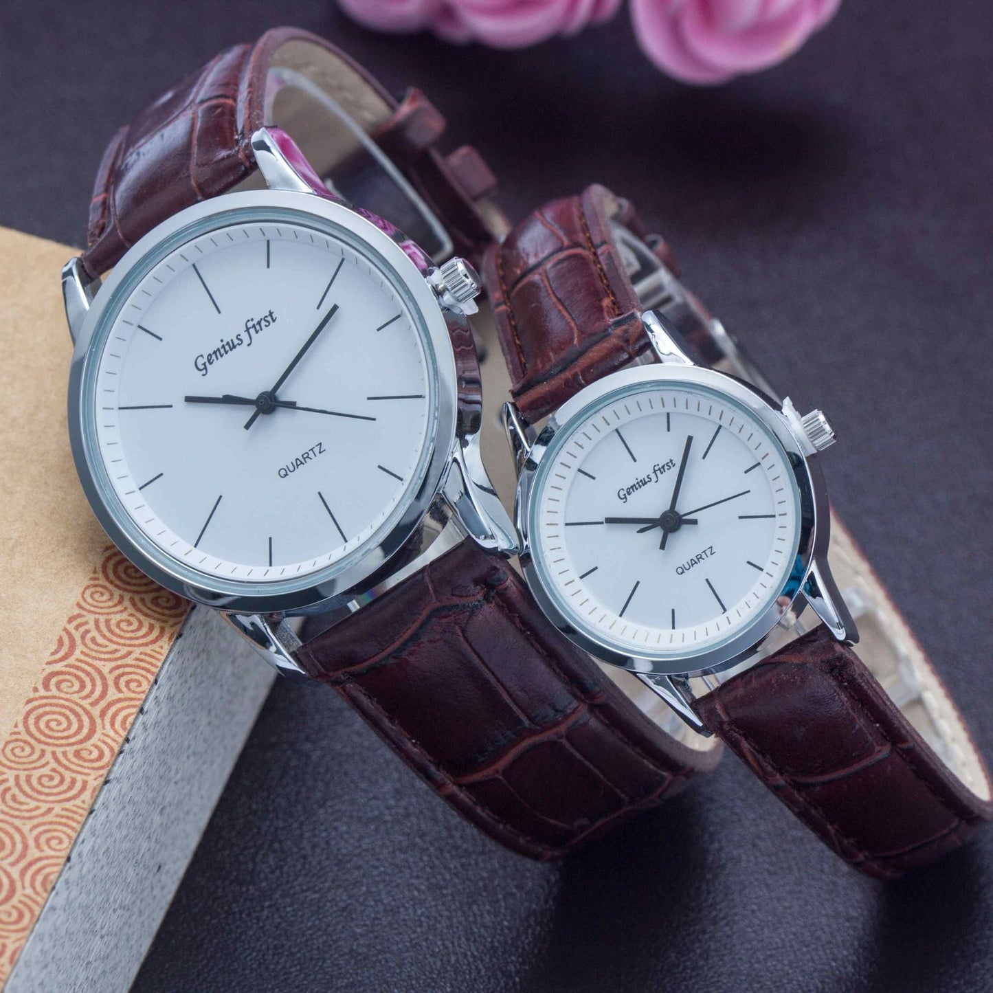 Einfache Mode Gürtel Business Herrenuhr