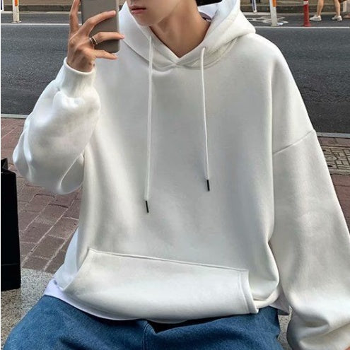 Hoodie Herren Hoodie Loose Student Samtmantel Große Farbige Kapuzenjacke