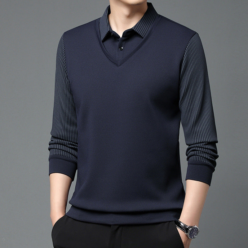 Lässiger, vielseitiger, zweiteiliger, langärmeliger Pullover