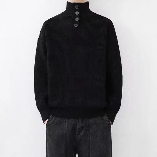 Hochwertiger Rollkragenpullover für Herren Herbst und Winter