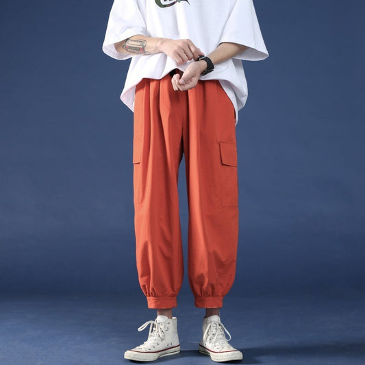 Overalls Herrenhose mit weitem Bein und geradem Bein