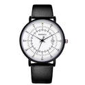 Lässige, individuelle Uhr mit Lederarmband