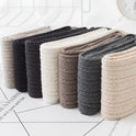 Schlankmachende Leggings aus gestricktem Leinen mit reinem Farbmuster