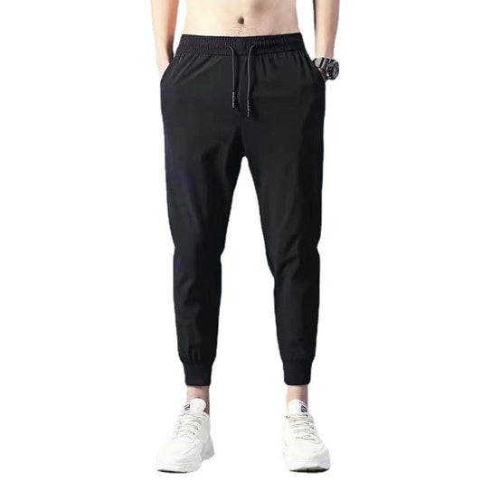 Jogginghose aus Eisseide und Netzstoff für Herren