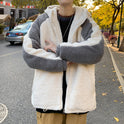 Fried Street Fashion Hong Kong Stil Paar Lose Lamm Plüsch Jacke
