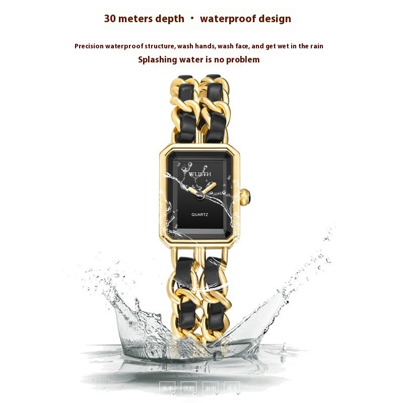 Mode Armband wasserdichte Quarzuhr Damen