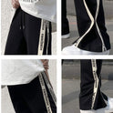 High Street Gerade, lockere, lässige, bodenlange Hose