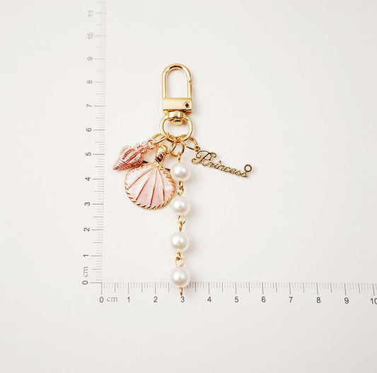 Schöne Perle Shell Conch Schlüsselanhänger