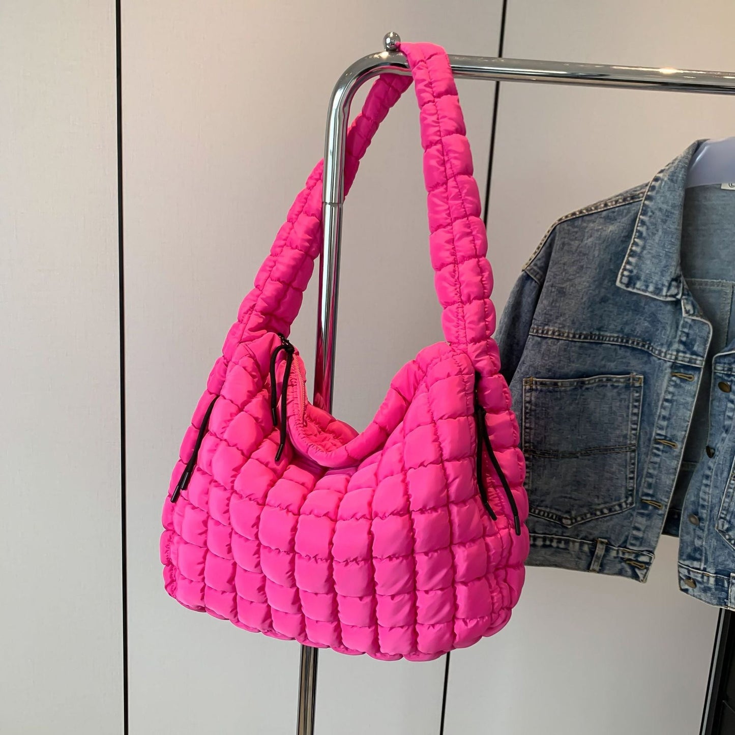 Damenmode Schulter Crossbody Große Kapazität Handtasche Plissee Wolke Tasche