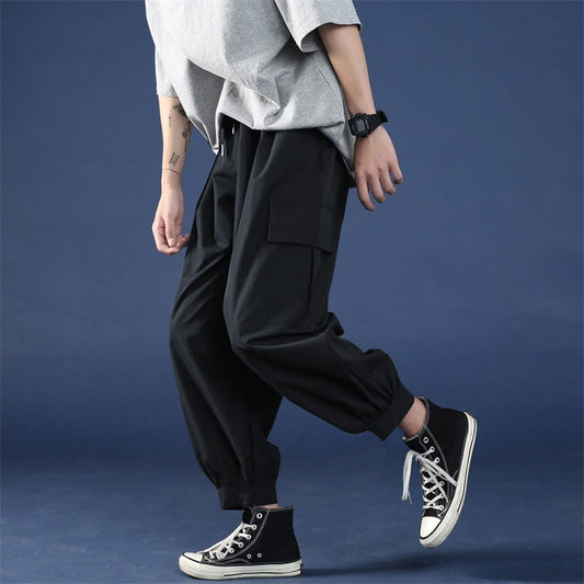 Overalls Herrenhose mit weitem Bein und geradem Bein