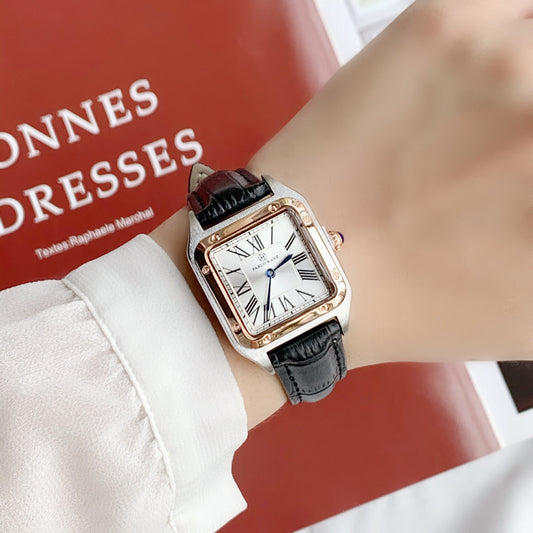 Neue Mode Licht Luxus Süße Stil Uhr Quadratische