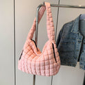 Damenmode Schulter Crossbody Große Kapazität Handtasche Plissee Wolke Tasche