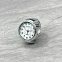 Ringuhr Einfache Gold- und Silberschale All-Match-Ringuhr