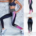 Sporthose aus Polyester mit 3D-Digitaldruck und Farbblockdesign
