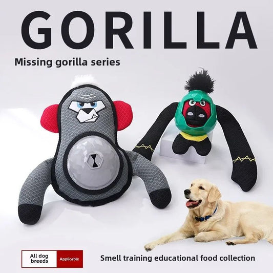 Fehlendes Futter Hundespielzeug Gorilla Sound Papier Sound Resistent Gegen Beißende Zähne Puzzle Interaktive Haustierprodukte 