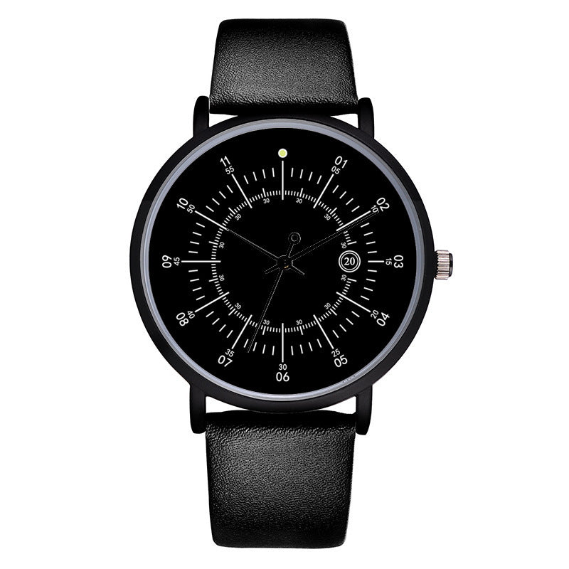 Lässige, individuelle Uhr mit Lederarmband