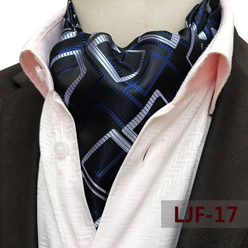 Herrenschal Jacquard Polyester Modisch und warm