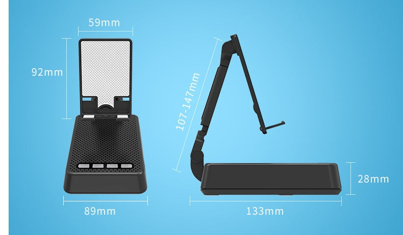 Handy Smart Broadcaster Stand Drahtlose Bluetooth Lautsprecher Gerät HD Mic Starke Sound Feld Für Live Broadcast Schreibtisch Halter