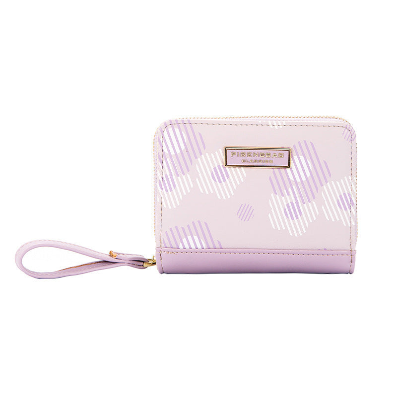 Neu Kreative Hazy Blume frauen Brieftasche Zipper