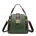 Women's Retro Easy Matching Soft Leather Textured Handbag Shoulder Crossbody