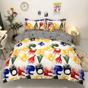 Vierteiliges Bettset Blue Night Sky Bettlaken Bettbezug Einzelbett Doppelbett