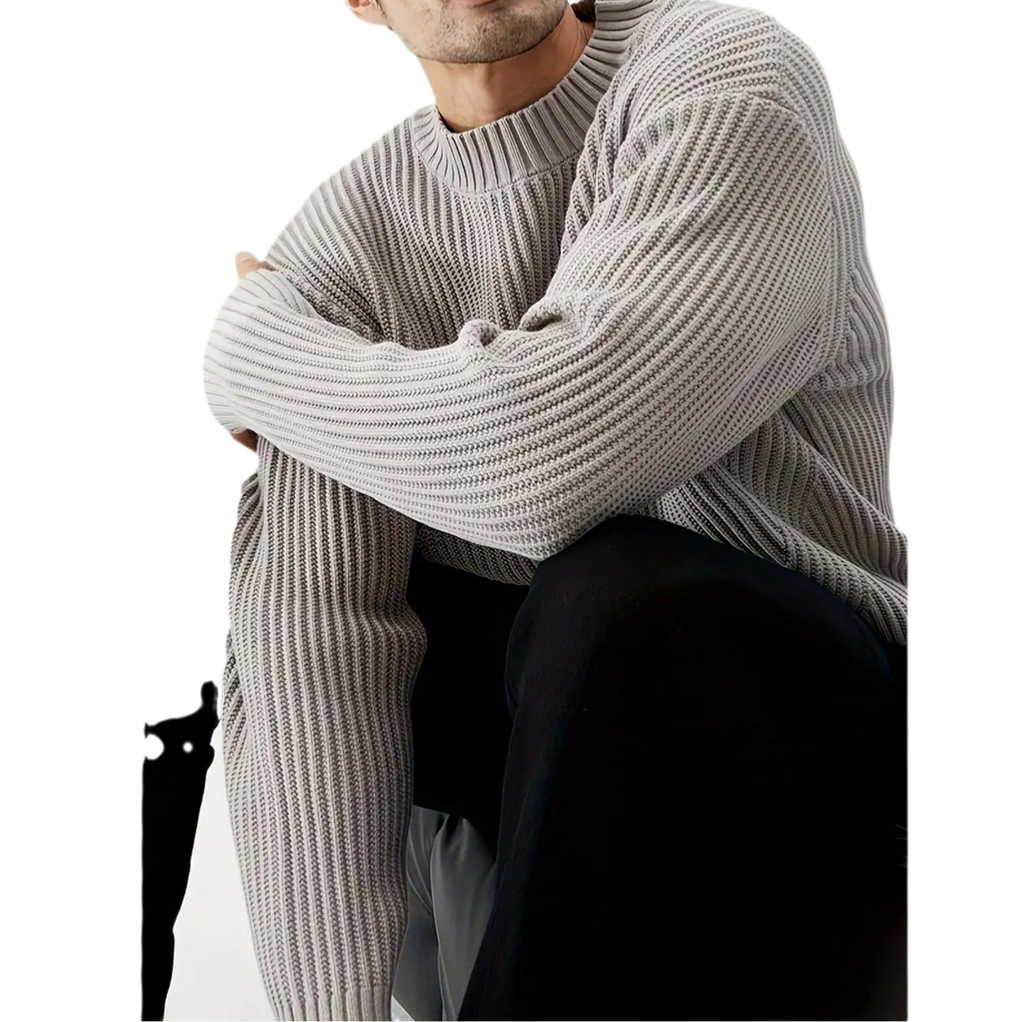 Ins Rundhals Koreanischen Stil Trendy Pullover Männer